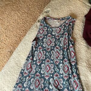 Patterned Sleeveless Top